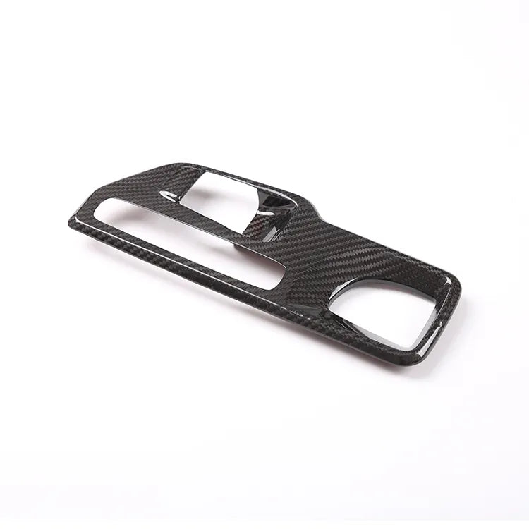 Carbon Fiber Center Control Gear Shift Button Panel Cover - Toyota GR Supra A90 2019+