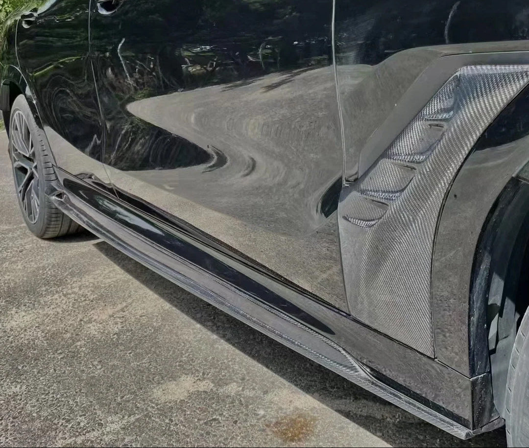 Carbon Fiber LD Style Side Skirts - 19-22 BMW X6 G06