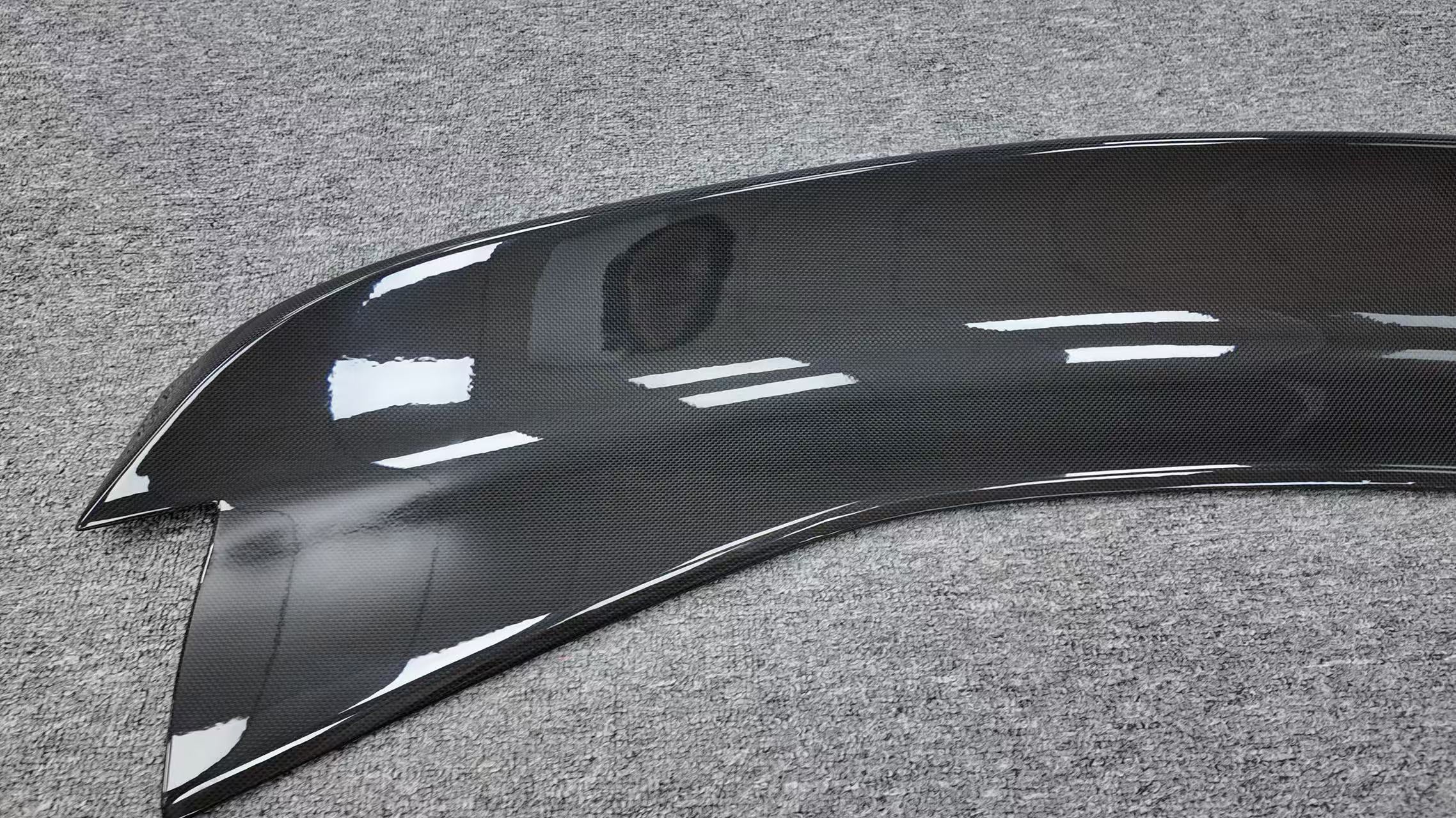 Ferrari 296 GTB - Carbon Fiber Rear N Style Ducktail Spoiler Replacement