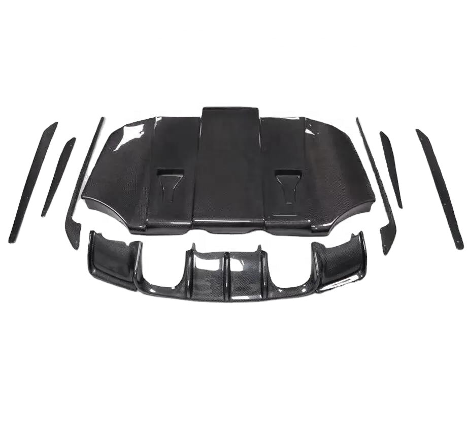 Carbon Fiber Varis Style Rear Undertray Diffuser - BMW 3 Series E92 E93 M3 2009-2013