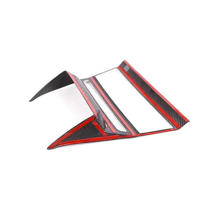 Carbon Fiber Interior Center Console CD Button Panel Frame Trim Cover - BMW 8 Series G14 G15 G16 2019-2023