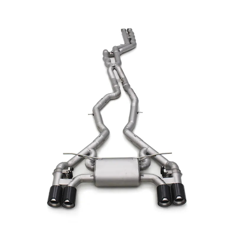 Titanium Valved Equal Length Exhaust Midpipe Exhaust System - BMW M2C/M2 Competition F87 3.0T 2018-2023