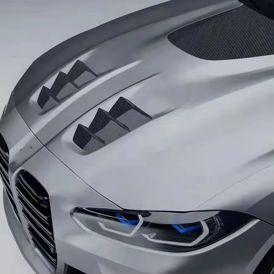 Vented Carbon Fiber Hood W/ Hood Scoop - BMW G80 M3 & G82 / G83 M4