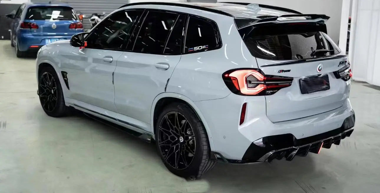 Carbon Fiber Rear Spoiler Wing Combo Kit - BMW X3M F97 X4M F98