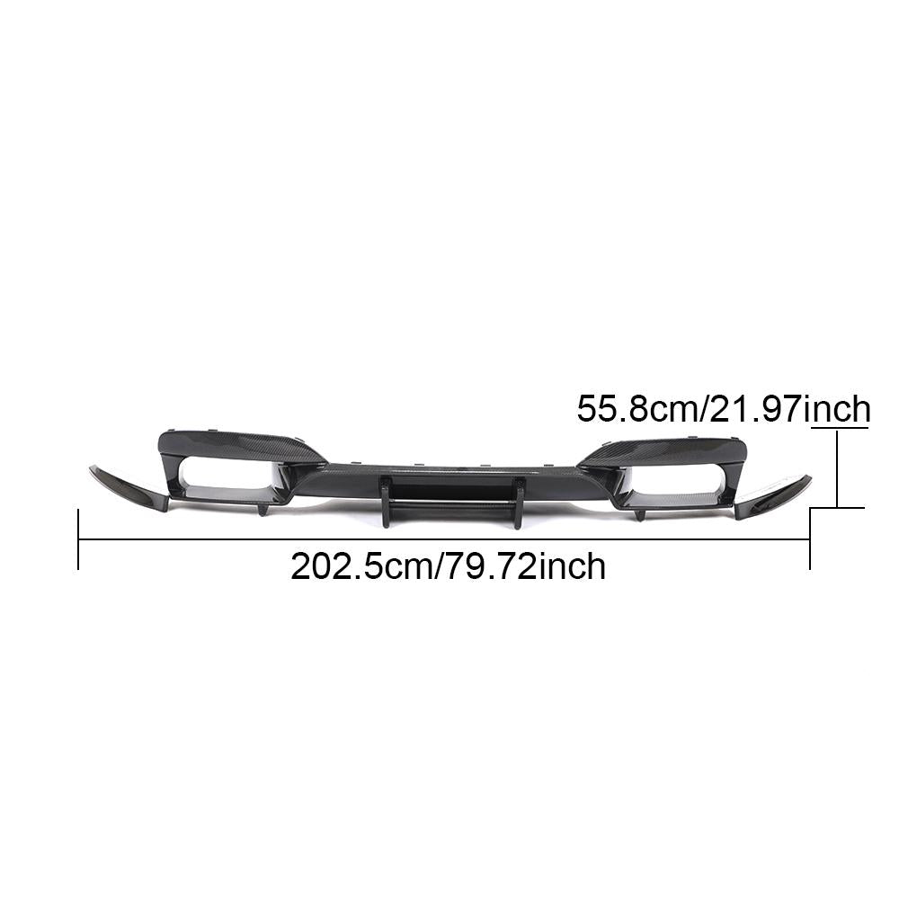 Carbon Fiber PSM Style Rear Diffuser - 2012-16 BMW F06 F12 F13 M6 Coupe Sedan