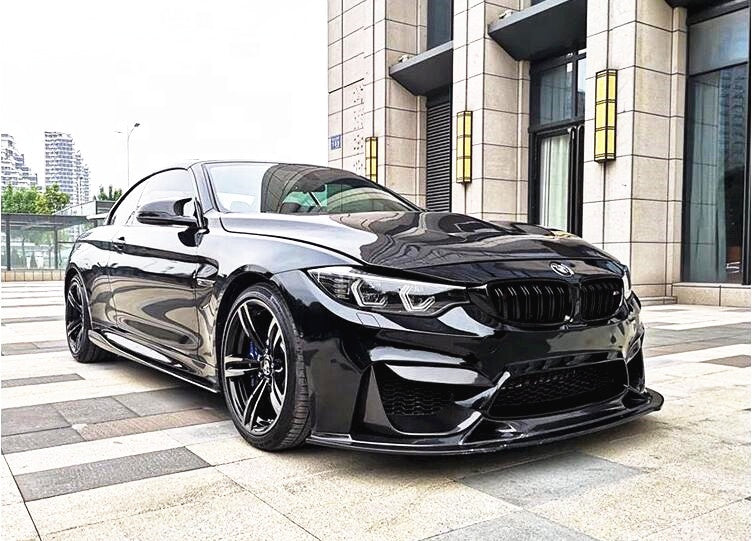 Carbon Fiber RZA Style Front Lip Splitter - BMW F80 M3 F82 M4 2015-2019