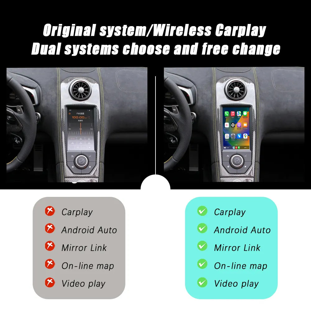 OEM Screen Apple Carplay & Android Auto Module Upgrade - Mclaren 650s /MP4 12c