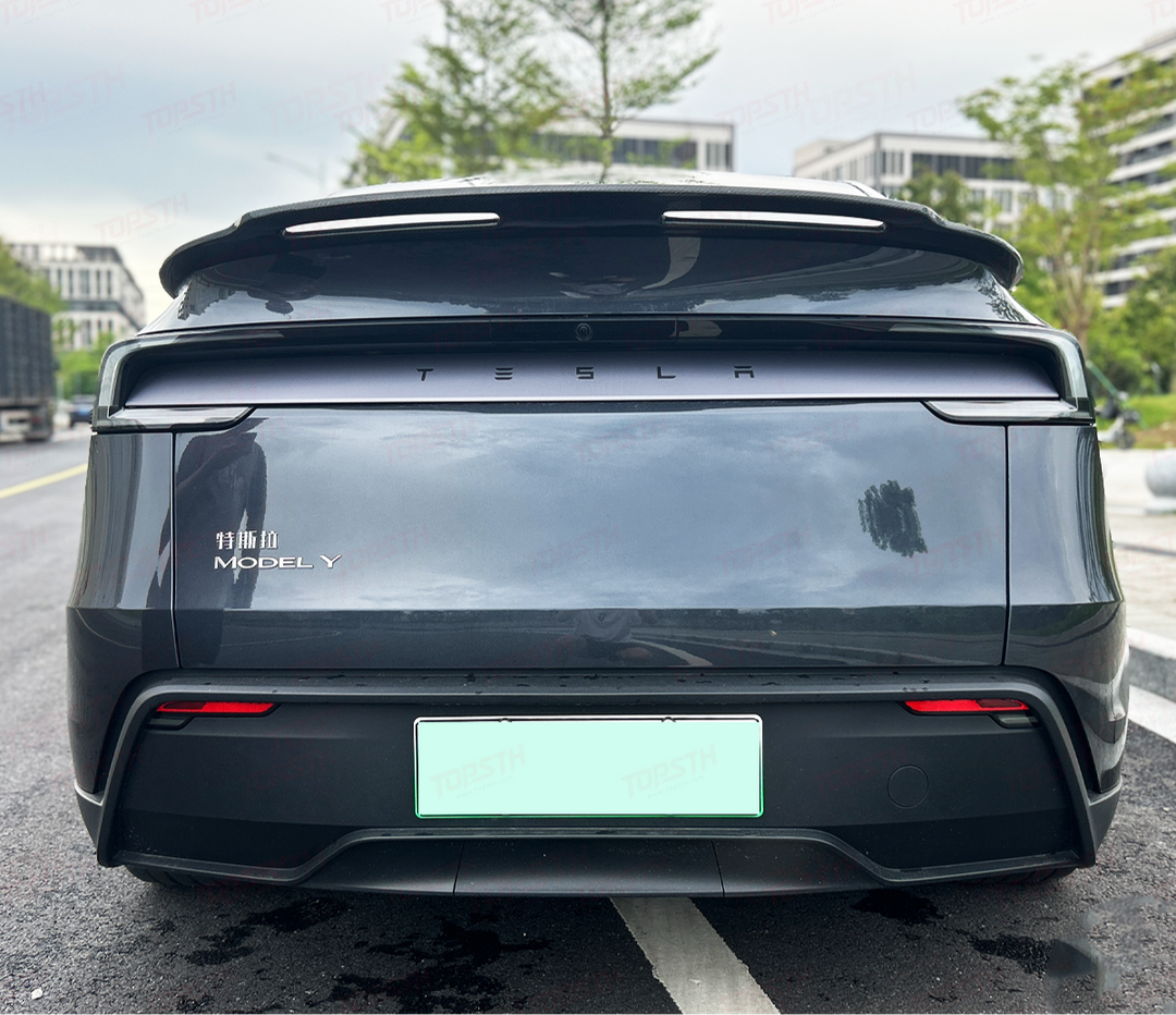 Carbon Fiber X Style DuckTail Trunk Spoiler - 2025+ Tesla Juniper Model Y