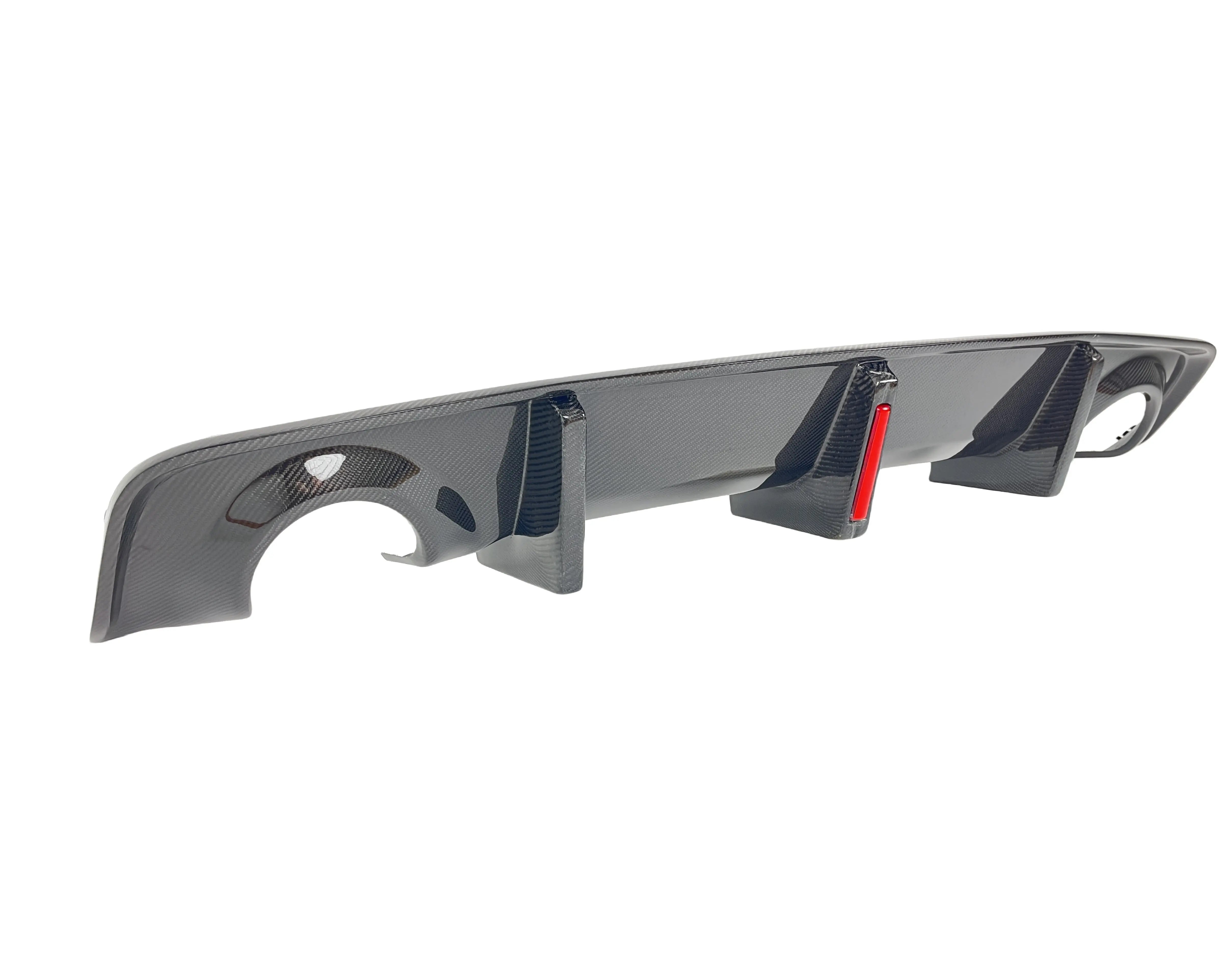 Carbon Fiber Rear Diffuser W/Led - 2020-24 Dodge Charger Widebody