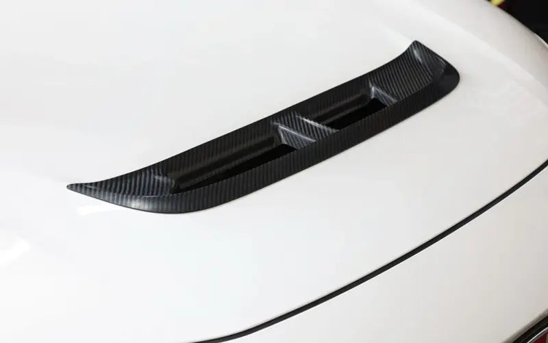 Carbon Fiber Hood Vent Trim V2 - Honda Civic Type R FL5