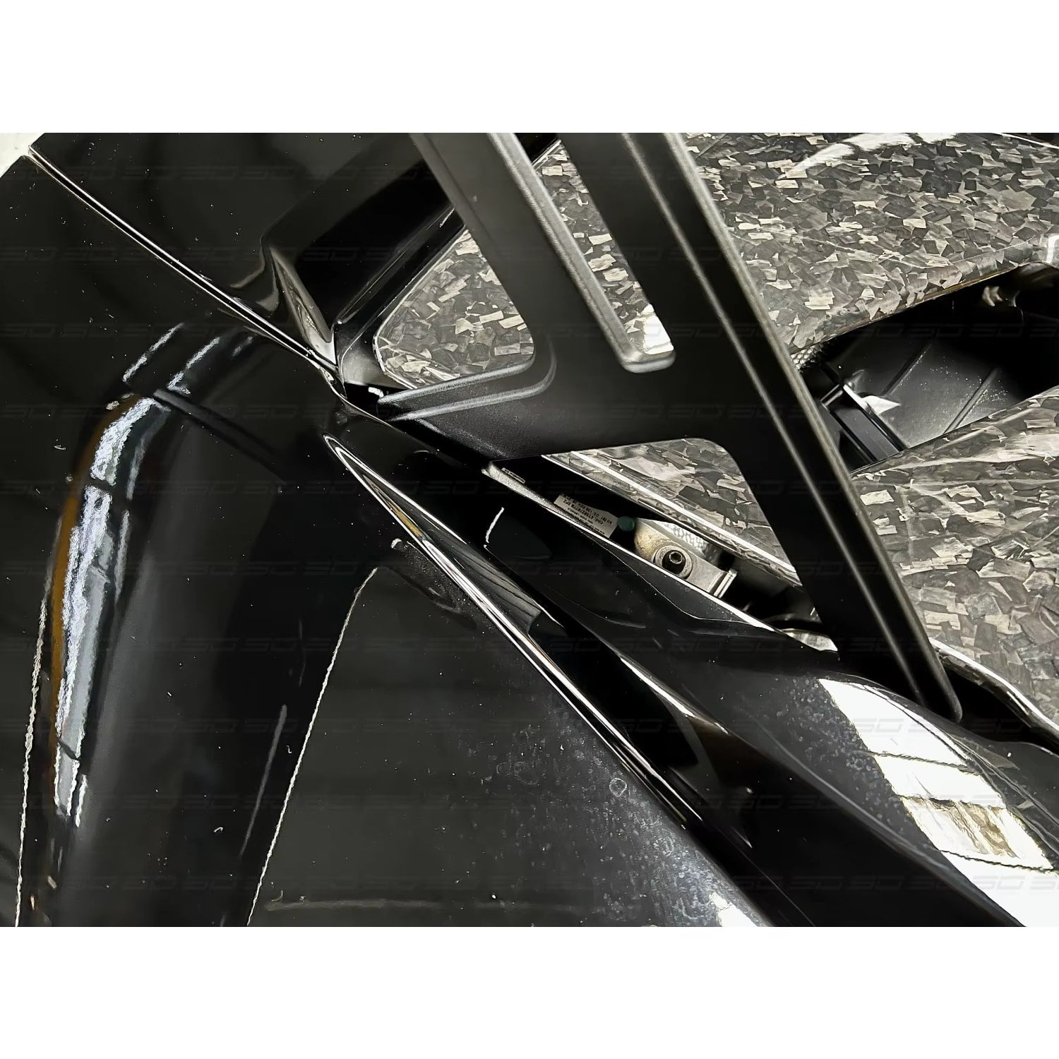 Carbon Fiber STO Style Rear Engine Hood Bonnet Cover Replacement - Lamborghini Huracan LP580/LP610/EVO