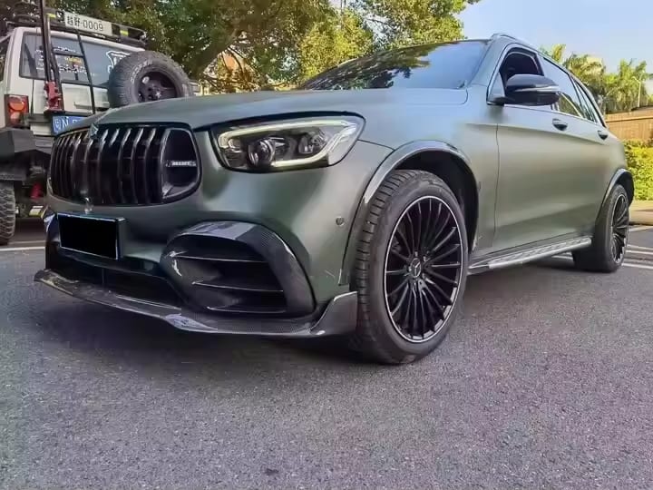 Carbon Fiber B Style Aerodynamic Body Kit - Mercedes-Benz GLC63 SUV 2018-2022