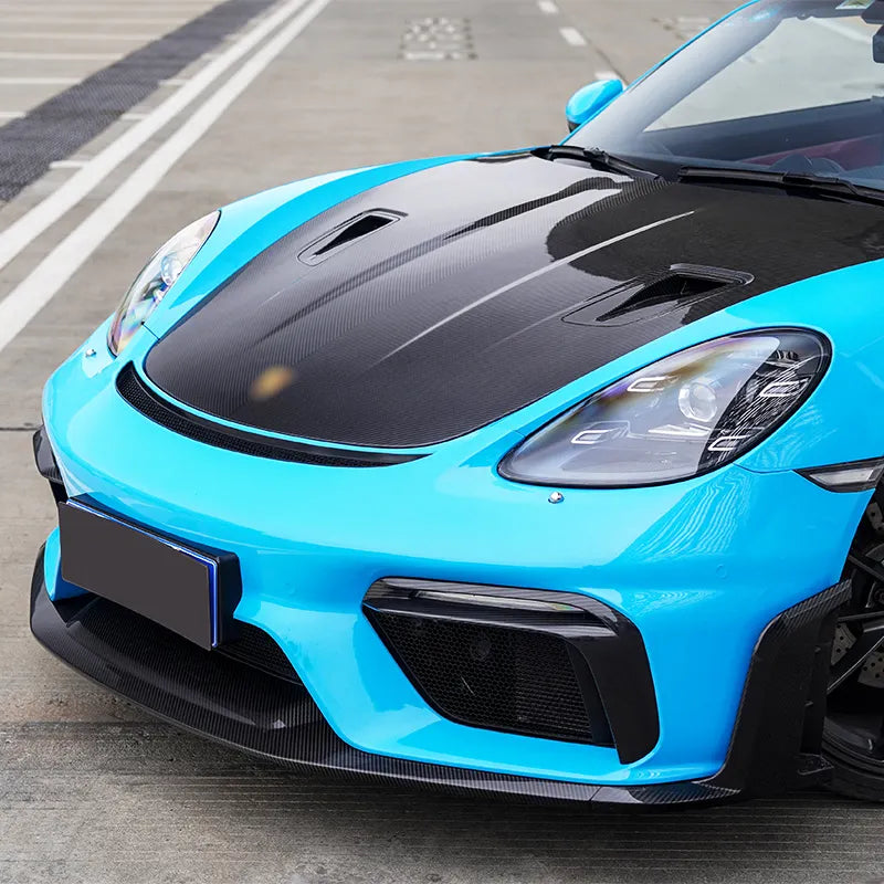 Carbon Fiber Front Bumper Splitter Lip - Porsche 718 GT4 RS