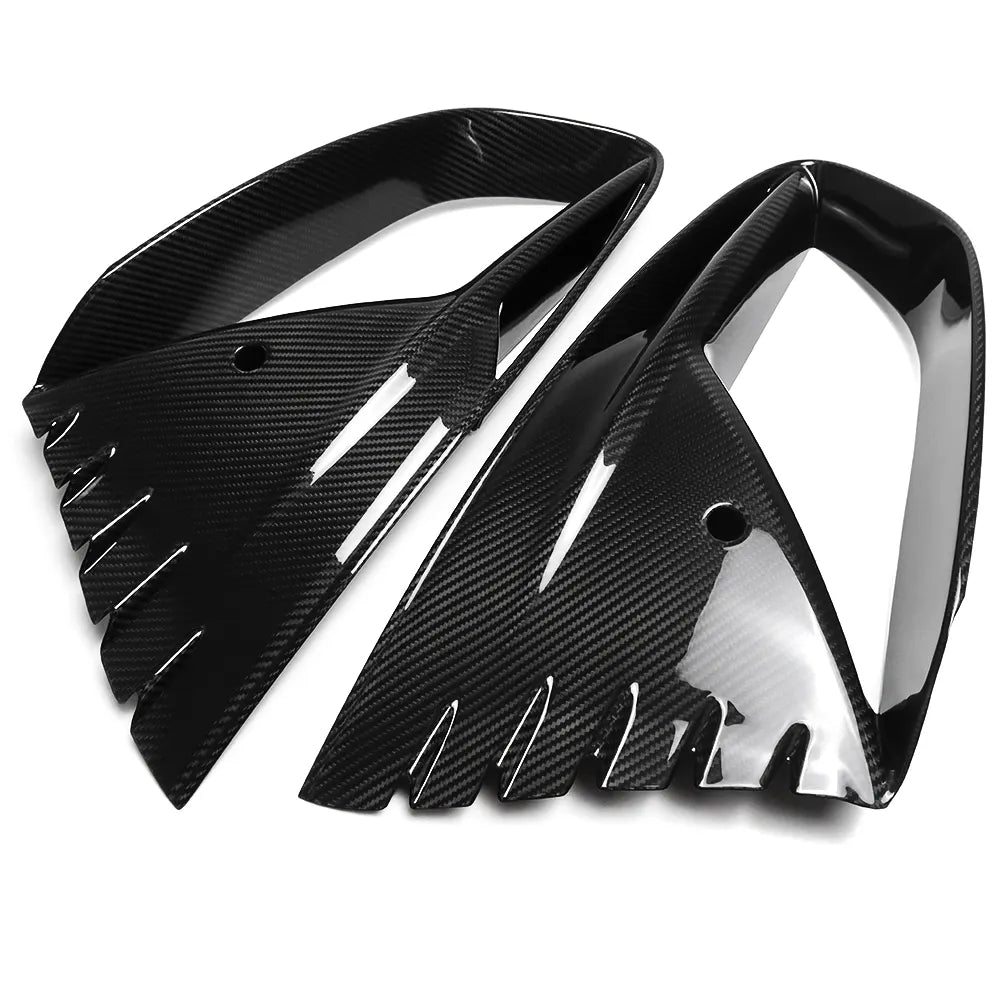 Dry Carbon Fiber Front Bumper Side Grille Vents - 2021-2024 Lotus Emira