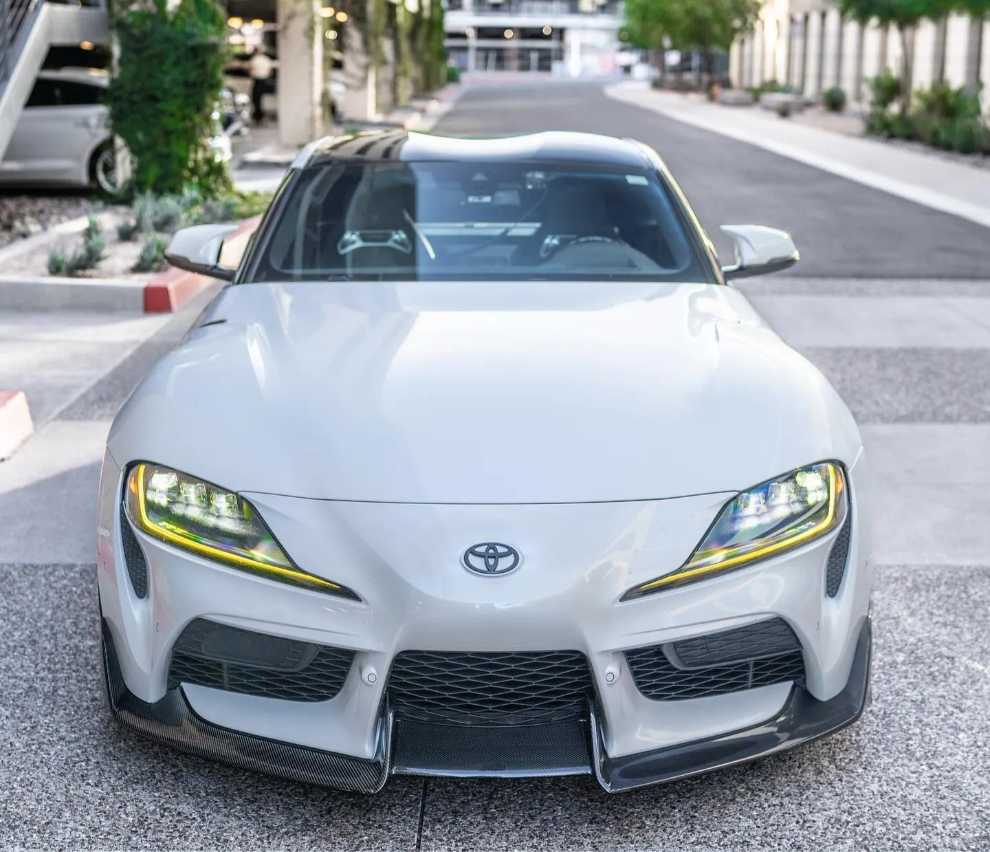 Carbon Fiber AD Style Front Lip - Toyota Supra A90 A91 Mk5