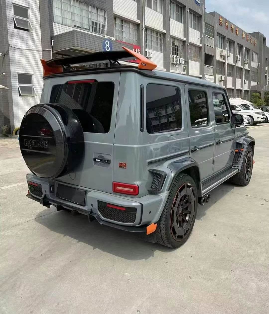 Full B900 Rocket Style Dry Carbon Fiber Body Kit Conversion upgrade - Mercedes-benz G-class G63 W464
