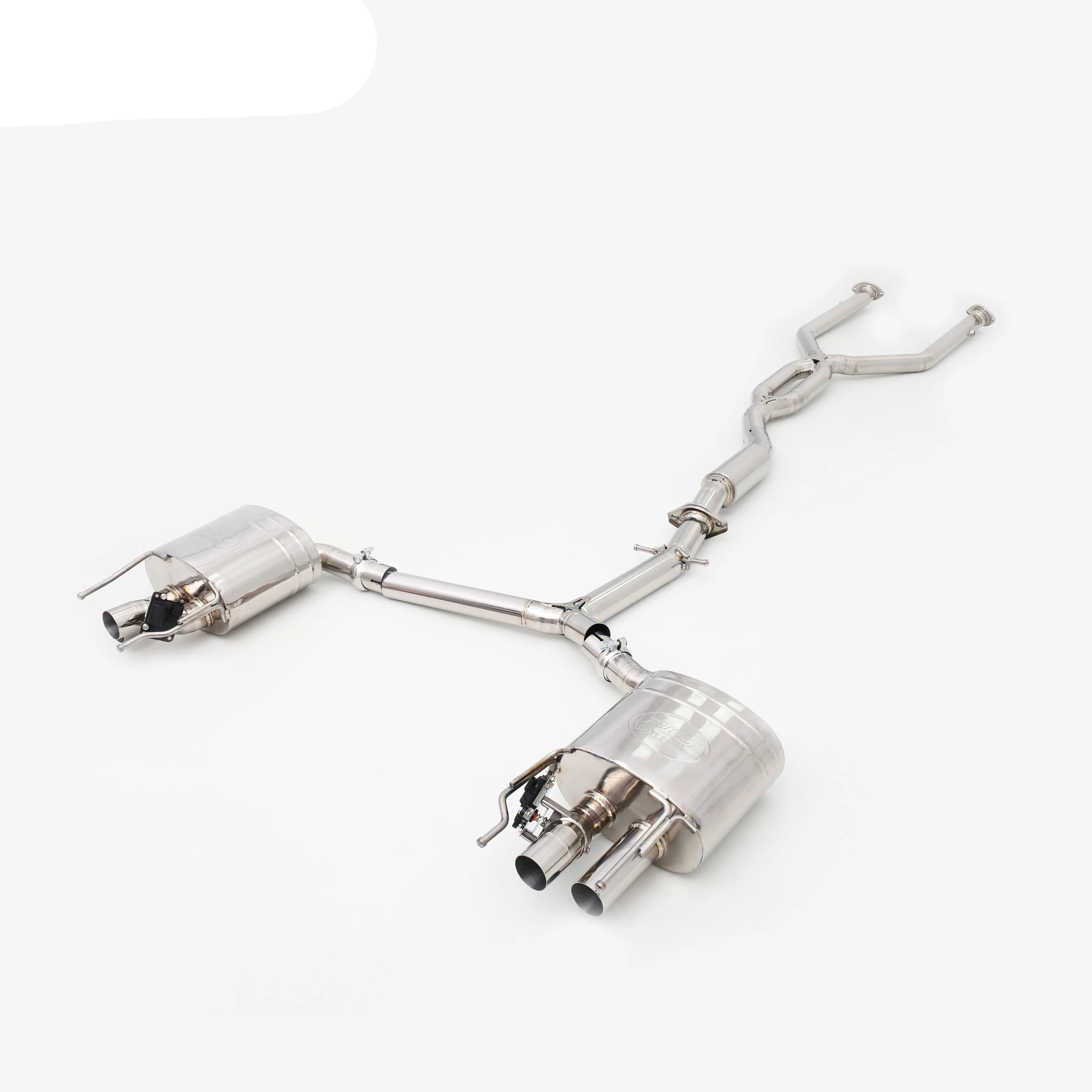 Valved Catback Full X Pipe Exhaust System - Lexus ISF 3.8