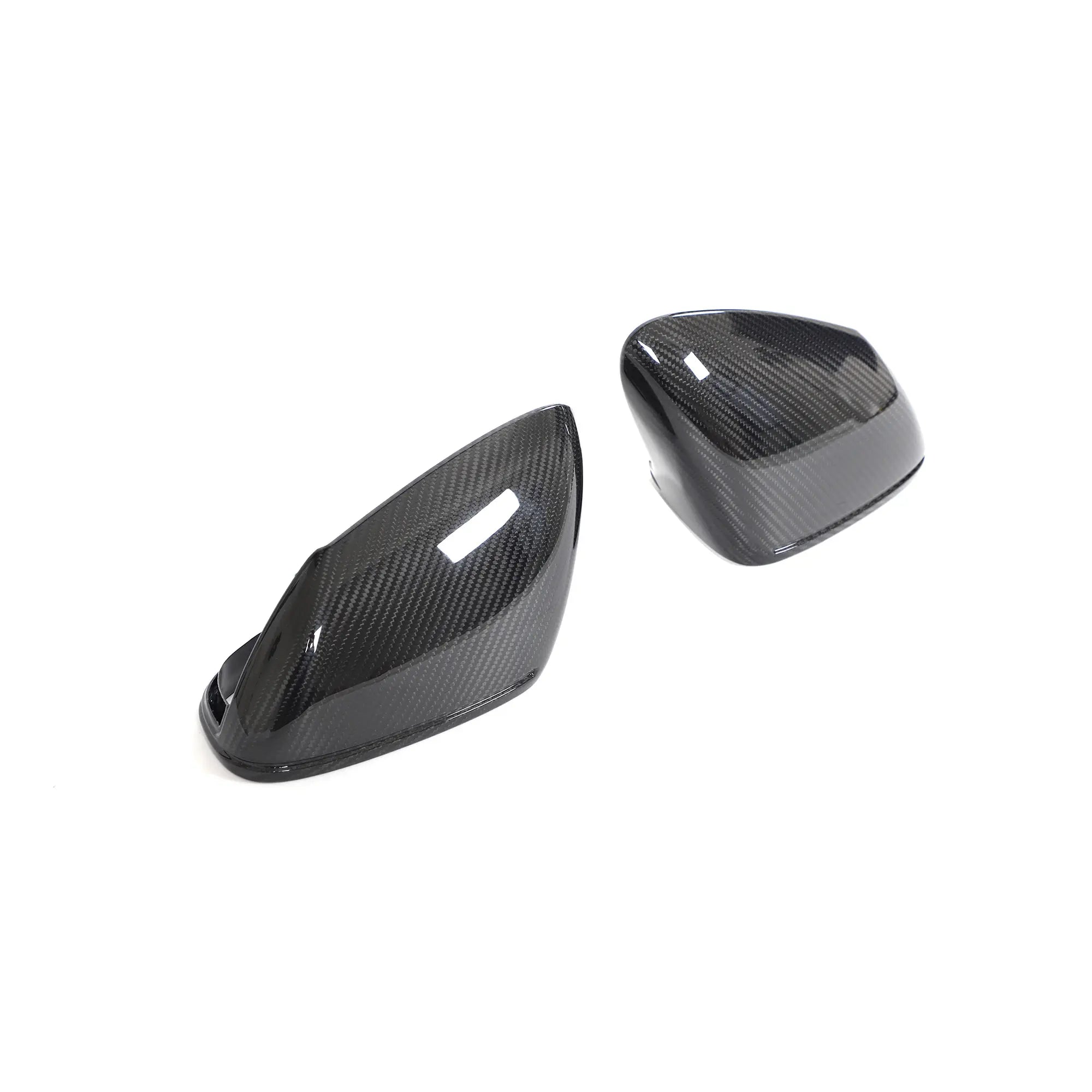 Pre-preg Carbon Fiber Side Mirror Replacement Set - Porsche Taycan 9J1 19-20