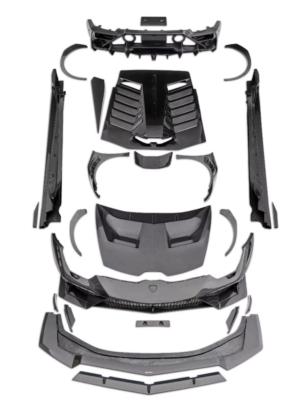 Full PrePreg Carbon Fiber CT Style Aerodynamic Body Kit upgrade - Lamborghini Huracan Lp580 Lp610