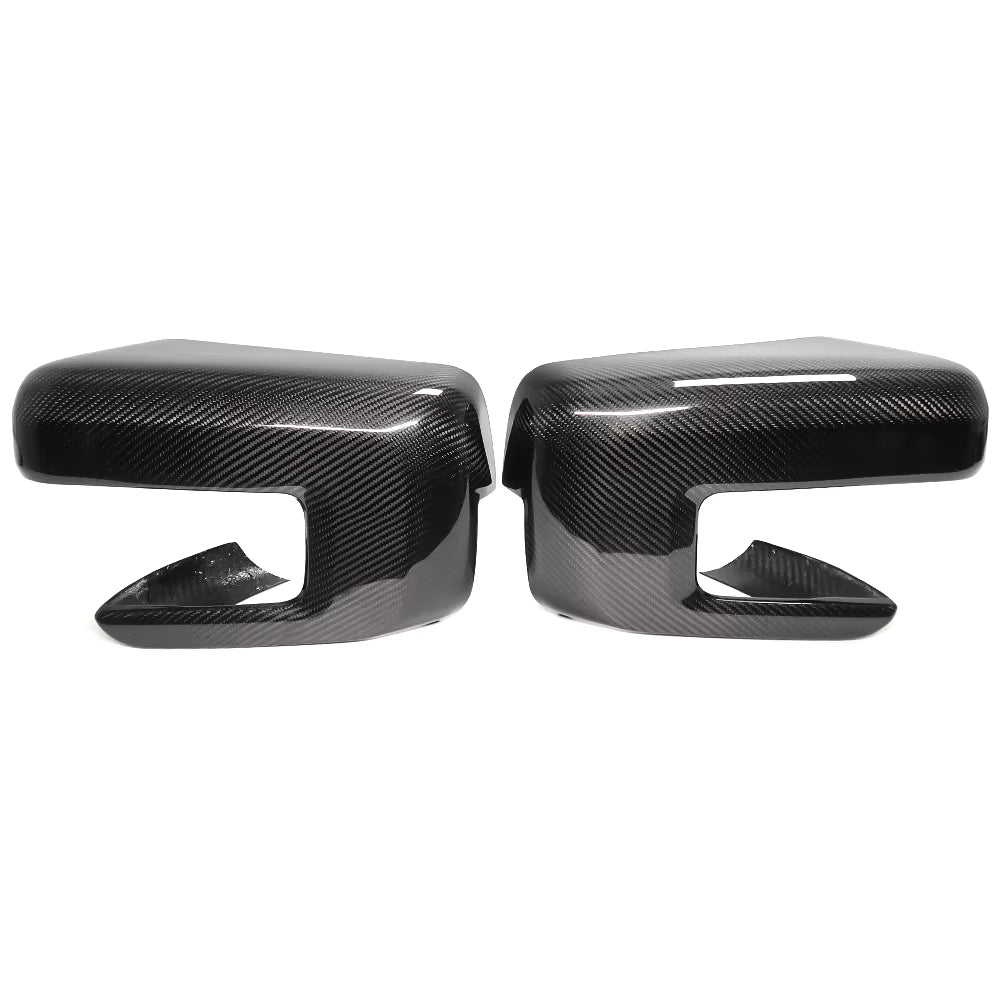 Carbon Fiber Mirror Caps - Ford F-150 F150 F250 F350 Raptor Lariat Limited XLT 2021+