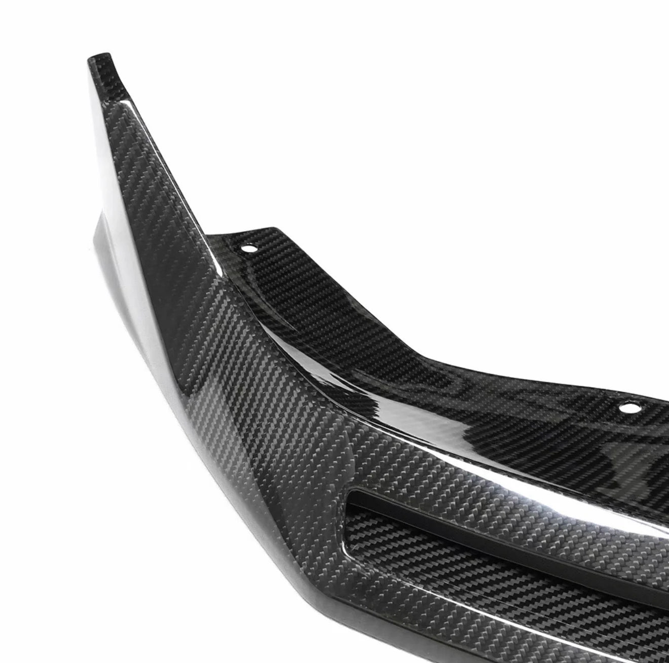 Prepreg Carbon Fiber V Style Front Splitter Lip - BMW G87 M2