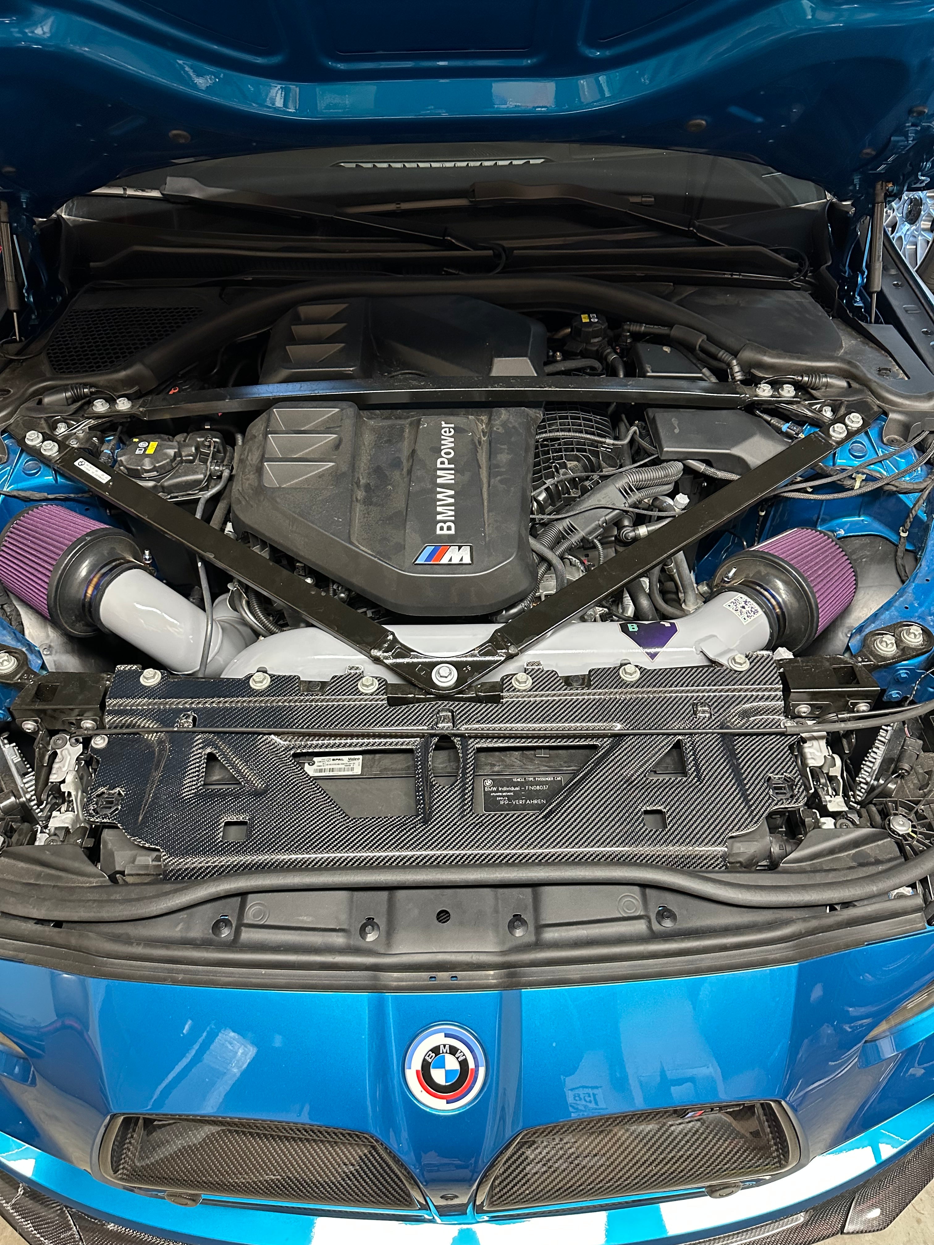 Dry Carbon Fiber Cooling Shroud Cover  - BMW G80 M3 & G82 / G83 M4