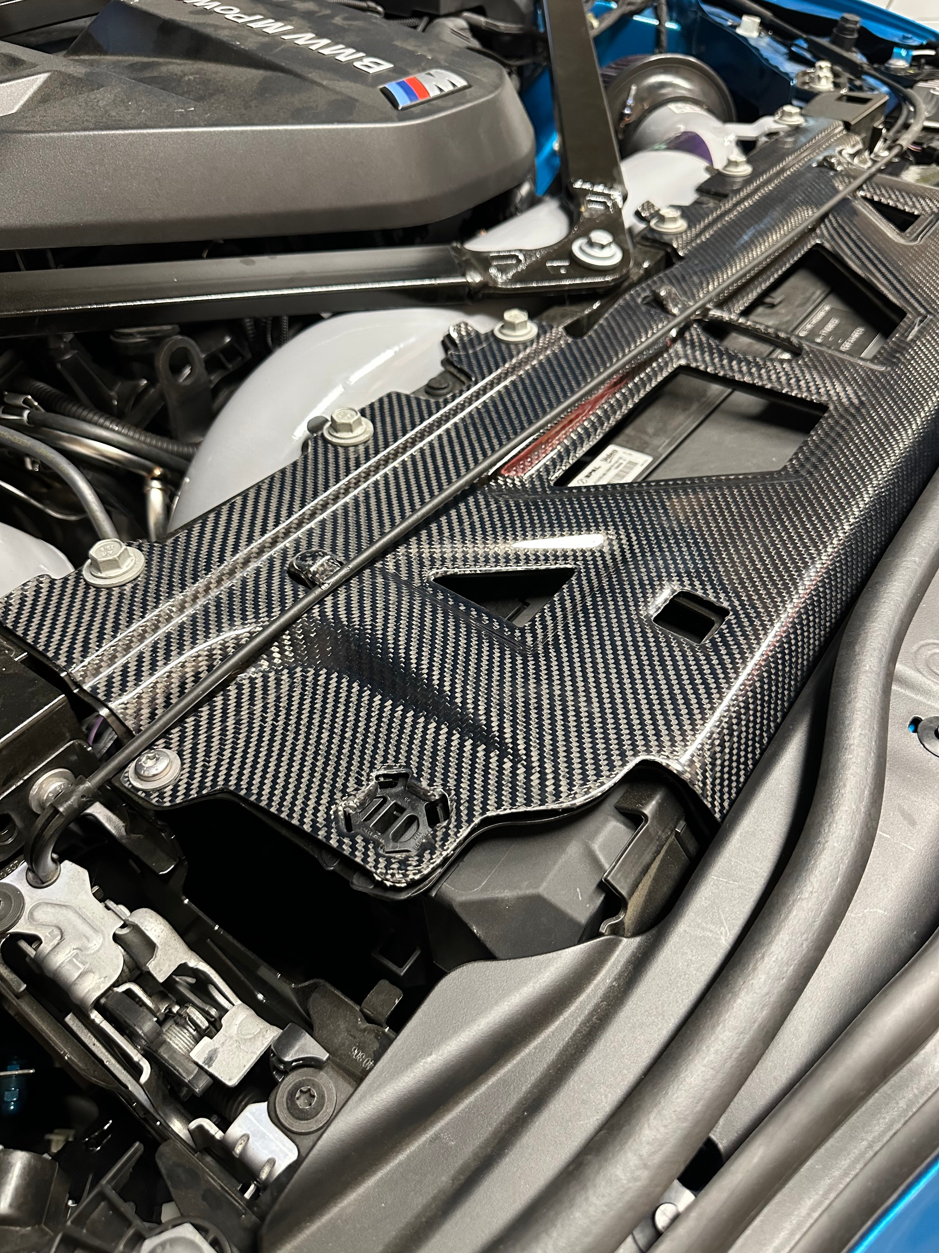 Dry Carbon Fiber Cooling Shroud Cover  - BMW G80 M3 & G82 / G83 M4