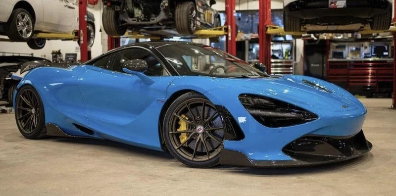 Carbon Fiber V Style Side Skirt Extension - McLaren 720s/750s