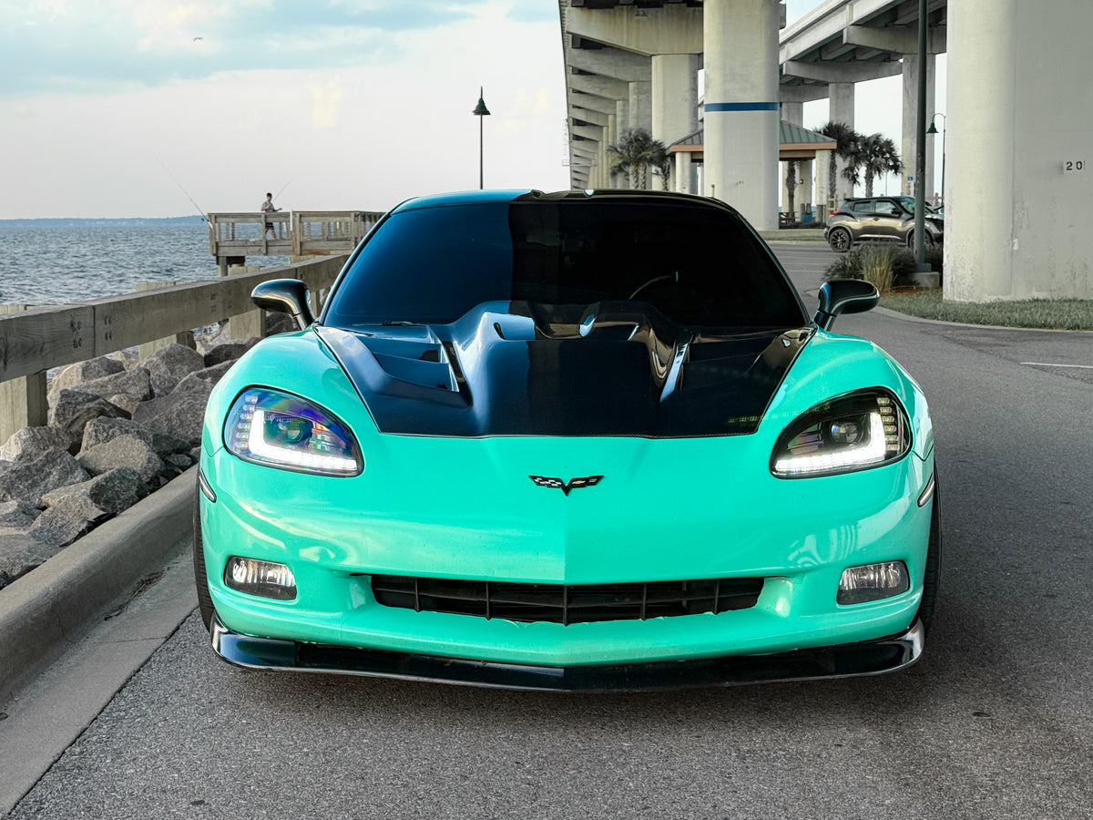 Carbon Fiber Vented Hood Bonnet V2 - Corvette C6
