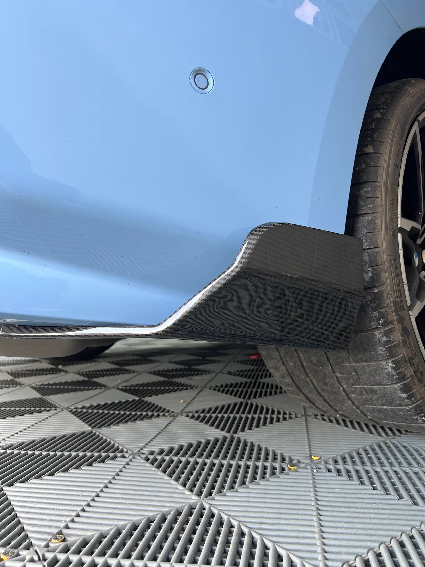 Pre- Preg Carbon Fiber AT Rear Splitters - BMW G87 M2