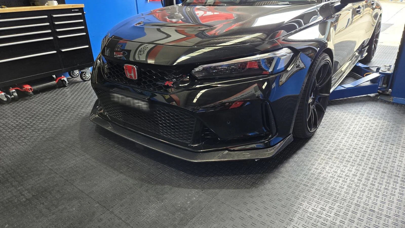 VA Style Carbon Fiber Front Lip - Honda Civic Fl5 Type R