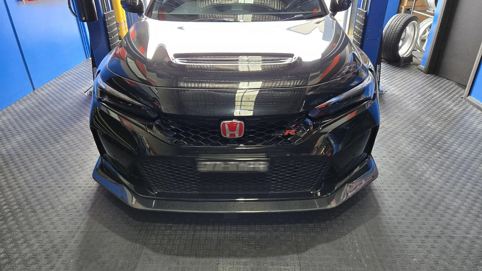 VA Style Carbon Fiber Front Lip - Honda Civic Fl5 Type R