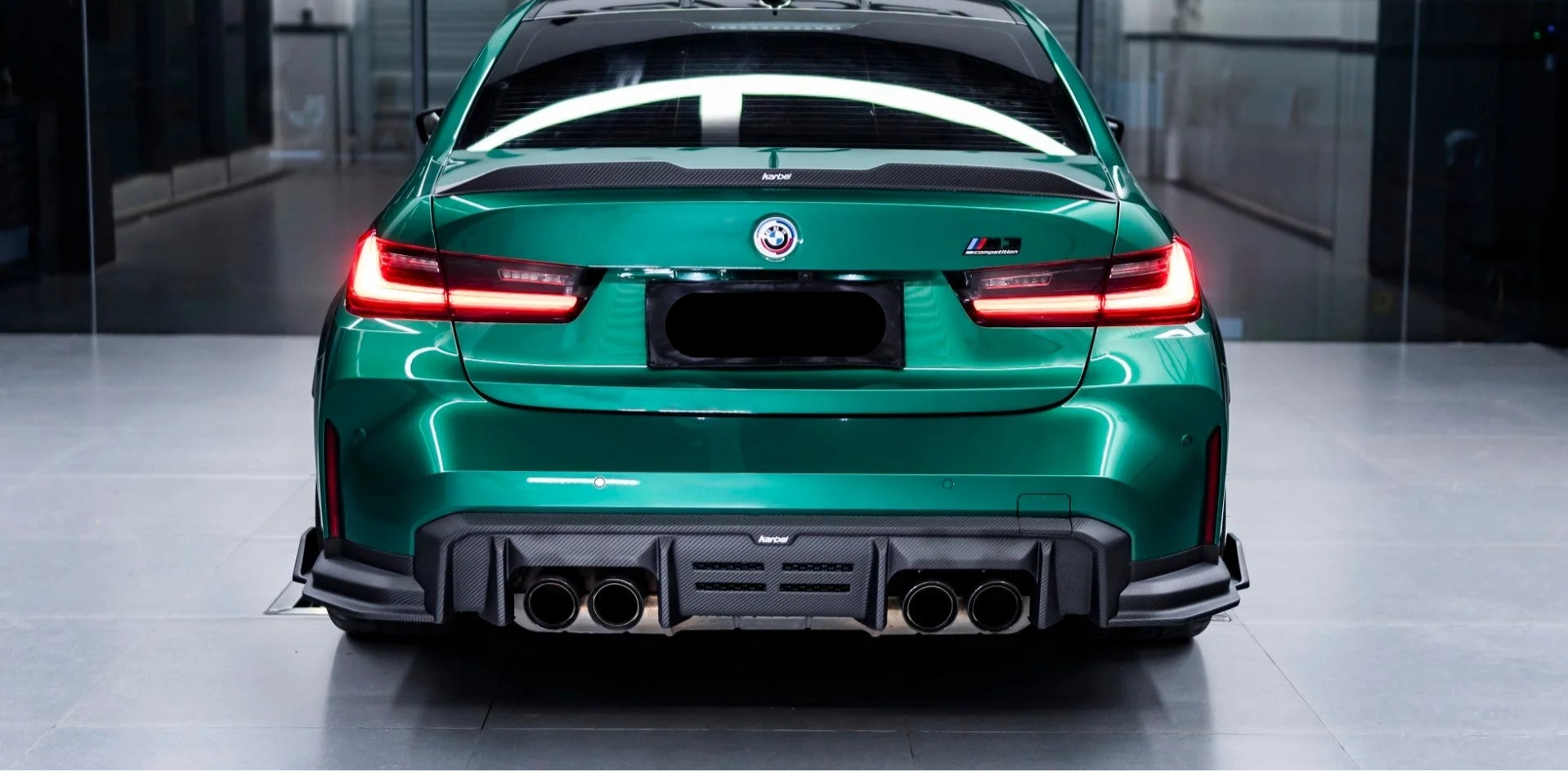 Carbon Fiber V2 Rear Diffuser & Canards - BMW M3 G80