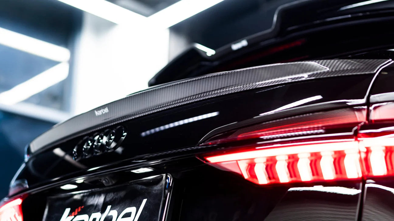 Carbon Fiber KB Rear Mid Spoiler - Audi RS6 C8 2020+