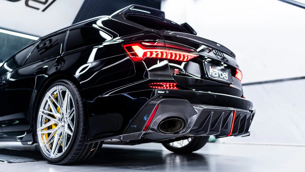 Carbon Fiber KB Rear Mid Spoiler - Audi RS6 C8 2020+