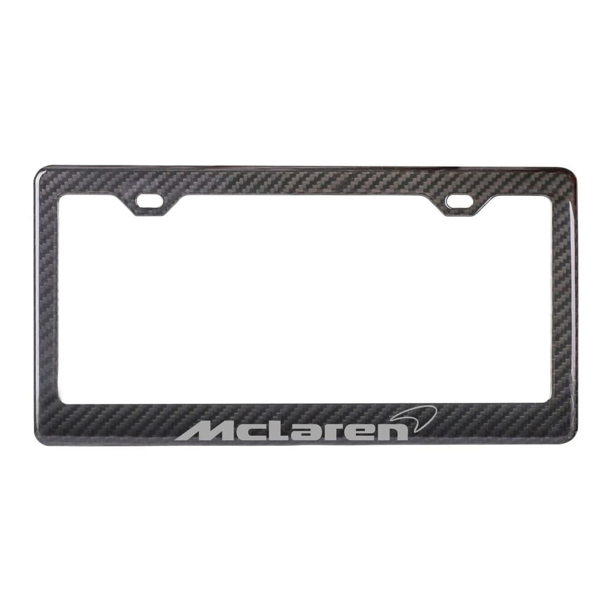 Carbon Fiber License Plate Frame - McLaren