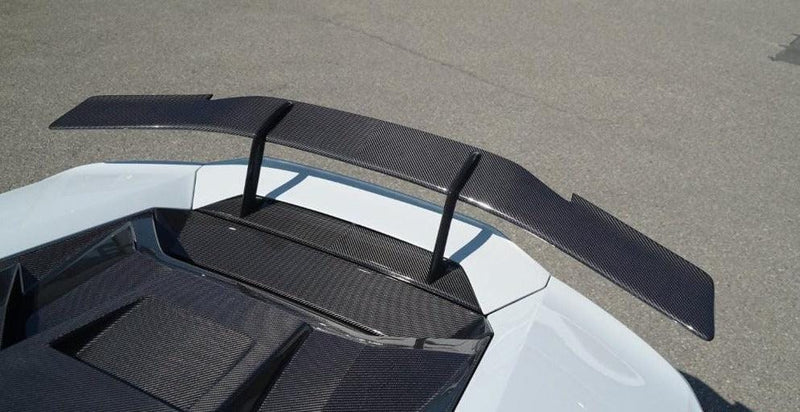 Dry Carbon Fiber Novi Style Rear Wing - Lamborghini Huracan EVO LP610
