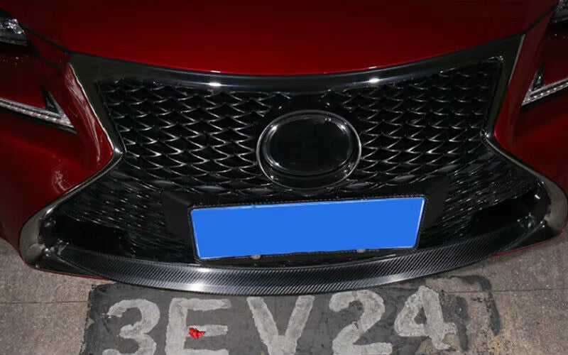 Carbon Fiber Front Lip Cover - Lexus RC200 RC200t RC300 RC350 F-Sport