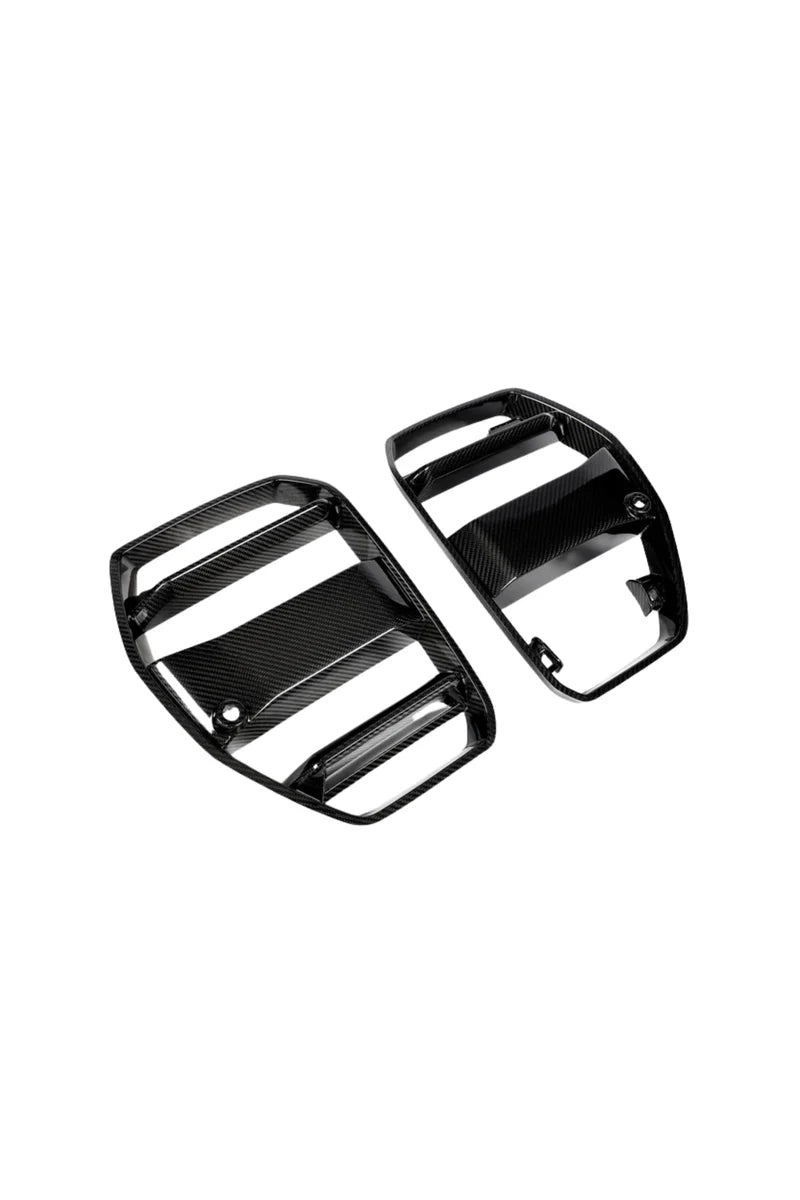 Prepreg Carbon Fiber RZ Style Front Grille Replacement - BMW G80 M3 / G82 & G83 M4