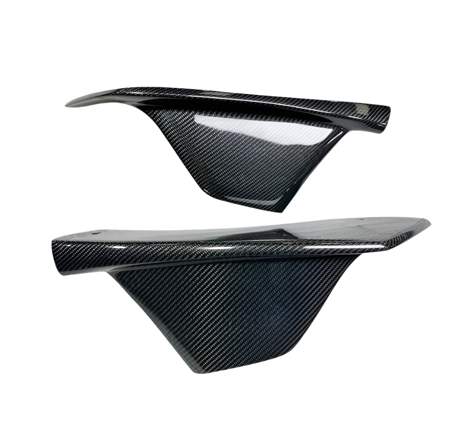 Rear Carbon Fiber Side Spliiter Extension-  Toyota Supra A90 2019-2023
