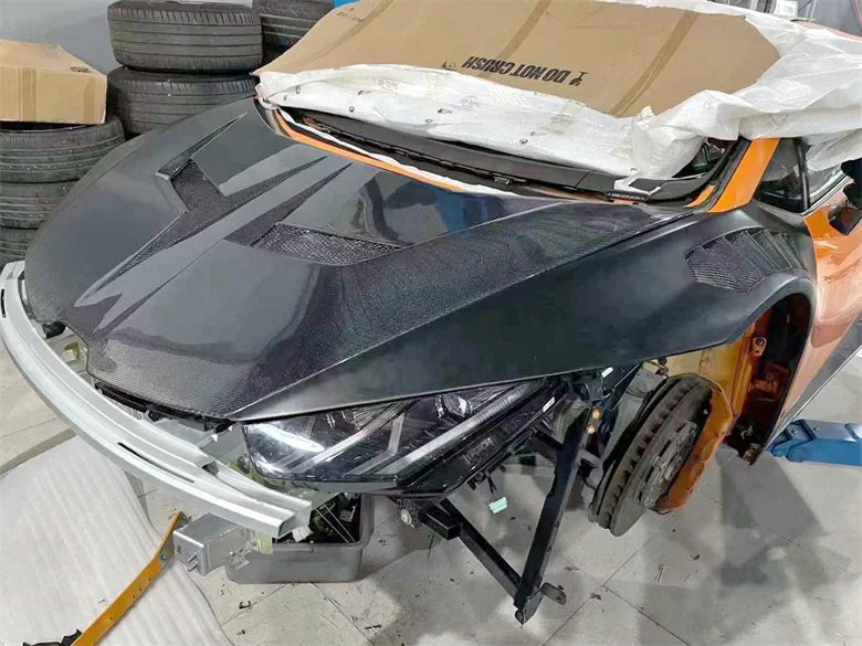 V Style Carbon Fiber Vented Front Fenders - Lamborghini Huracan LP580 & LP610