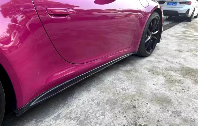 GT3 Style Carbon Fiber Side Skirts Extension - Porsche 911 992
