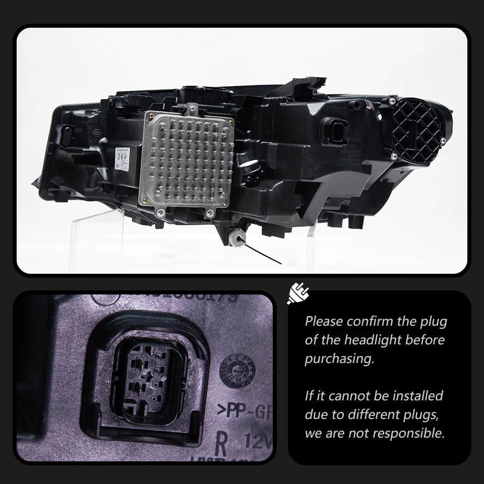 Laser LCI Style LED Headlights -  BMW G20 3 Series Prelci 2019-2022