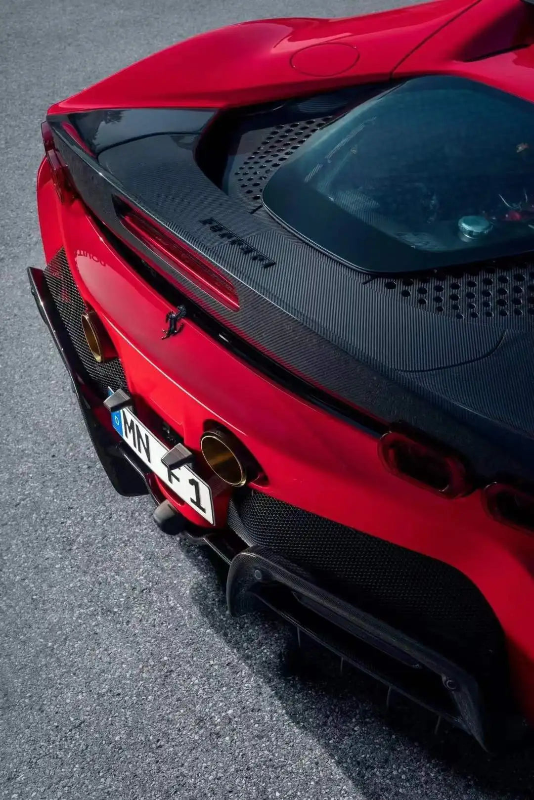 Carbon Fiber Rear Spoiler - Ferrari SF90