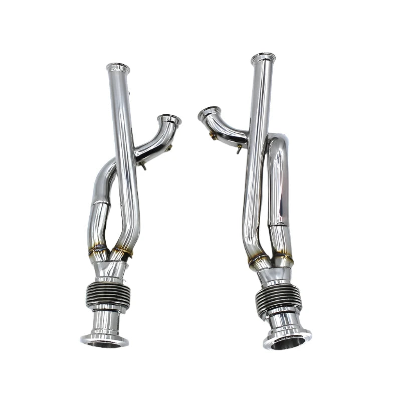 Cat Less Down Pipe - Lamborghini Aventador SVJ