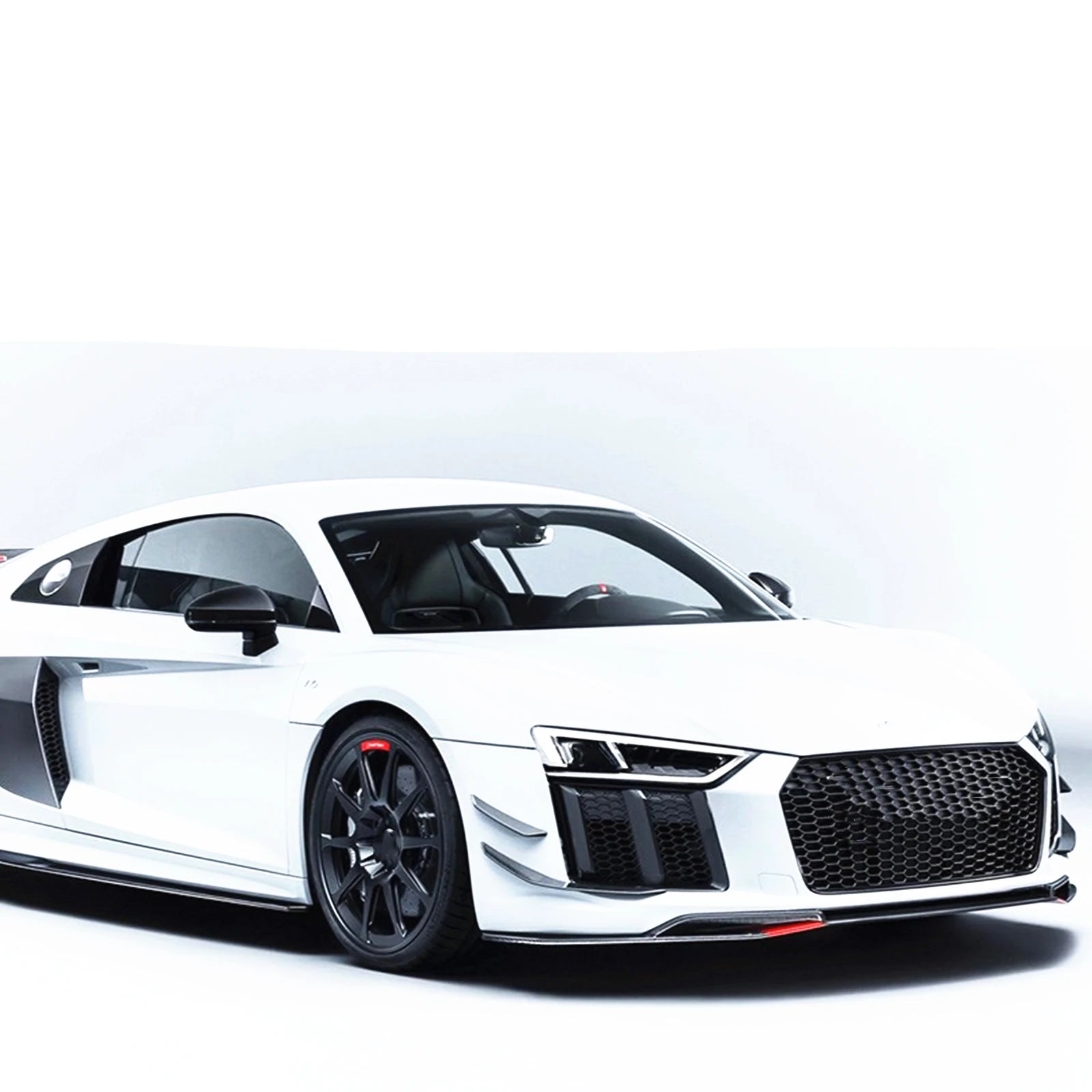 Carbon Fiber Front Side Splitter Canard - Audi R8