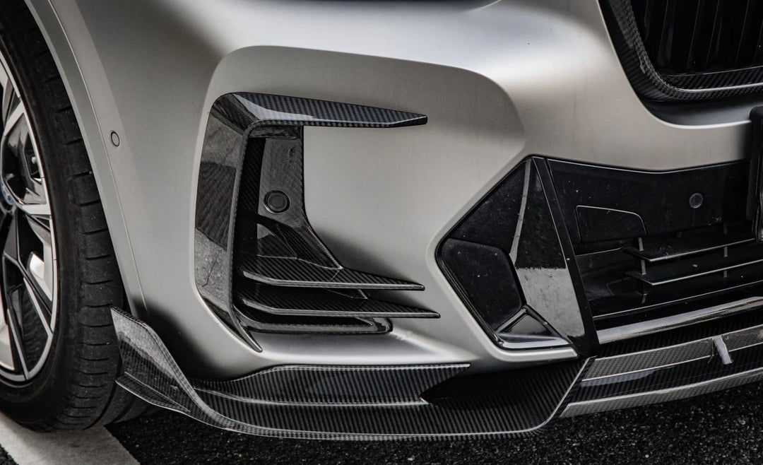SQ style Dry Carbon Fiber Front Air Ducts Intakes - BMW G01 X3 & G02 X4