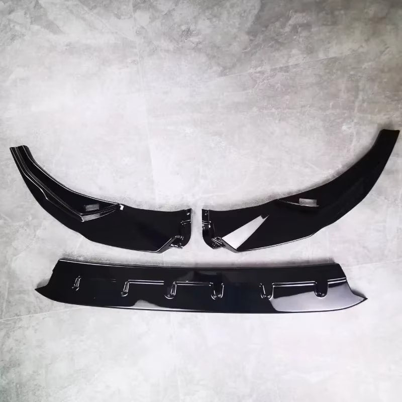 M Style Gloss Black Front Splitter Lip - Audi A3 8Y S3 S-Line 2020-2024