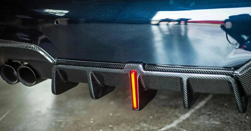 Carbon Fiber MP Rear Diffuser w/ Brake Light - BMW 3 Series G20