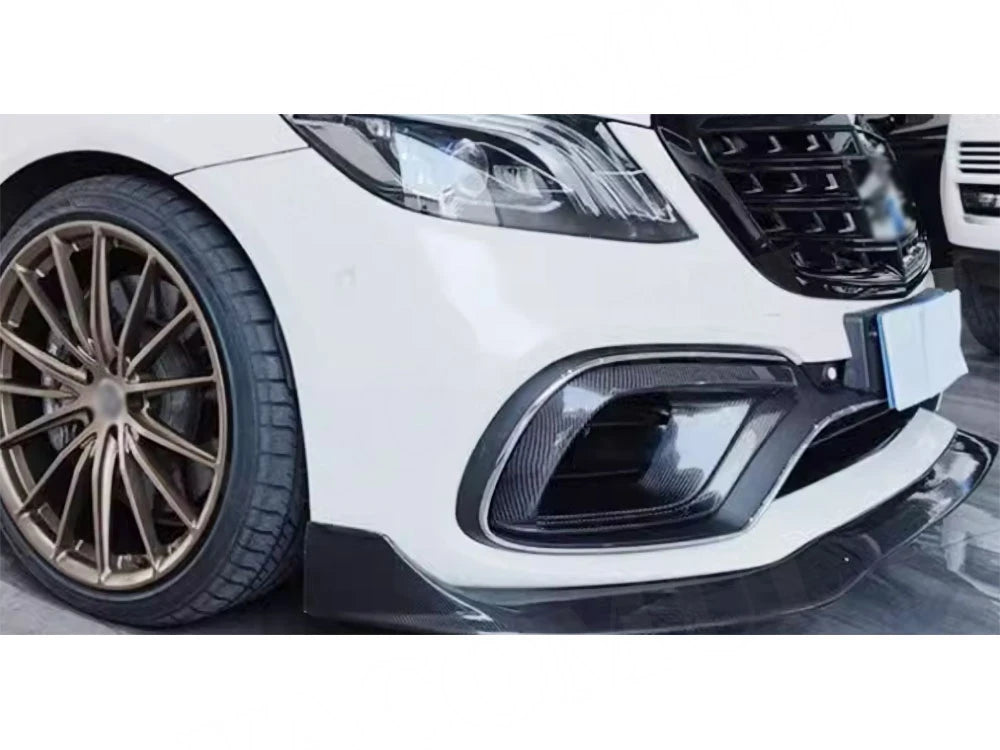 Carbon Fiber Front Bumper Air Vent Cover - Mercedes Benz S Class W222